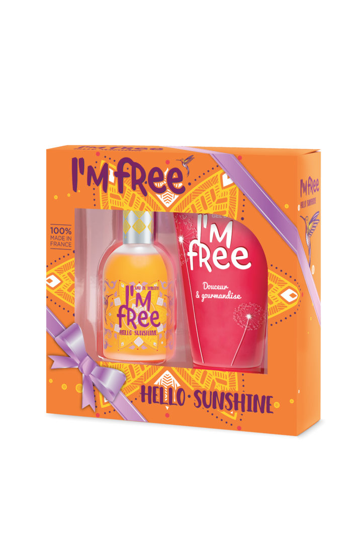 coffret Eau de Toilette 110ml hello shunshine I'm free