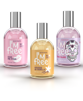 Lot de 3 Eaux de Toilette “Gousse de Vanille/Kiss me Pink/Toxic Elixir